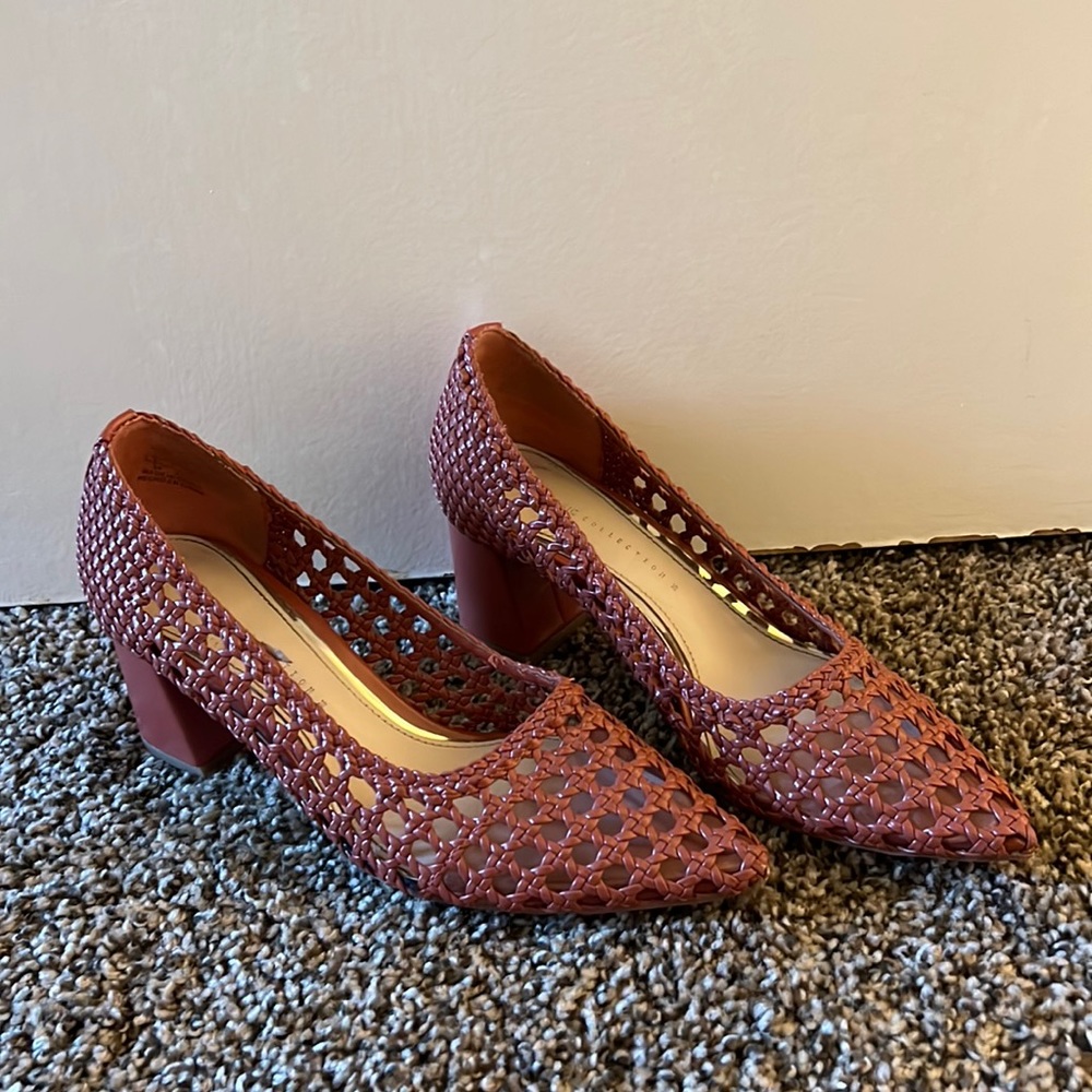 Zara block heels